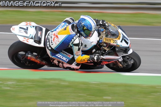 2009-05-09 Monza 2572 Superbike - Qualifyng Practice - Yukio Kagayama - Suzuki GSX-R 1000 K9